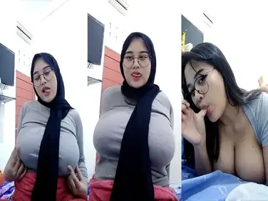 Acha Hijab Kacamata Dientot Brutal Sampai Becek Parah